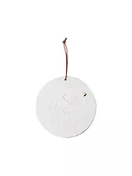 RAEDER | Medaillon POESEI 10,5cm Notre désir | Blanc