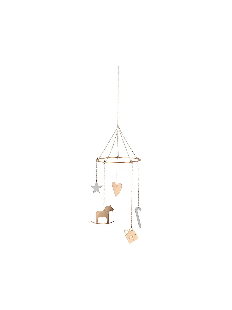 RAEDER | Mini mobile de Noël 10x26cm Or/Argent | Or