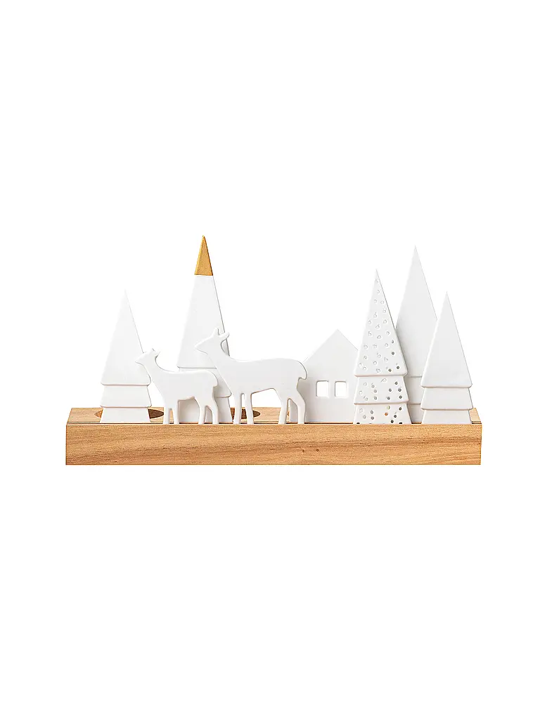 RAEDER | Objet lumineux de Noël Forêt | Blanc
