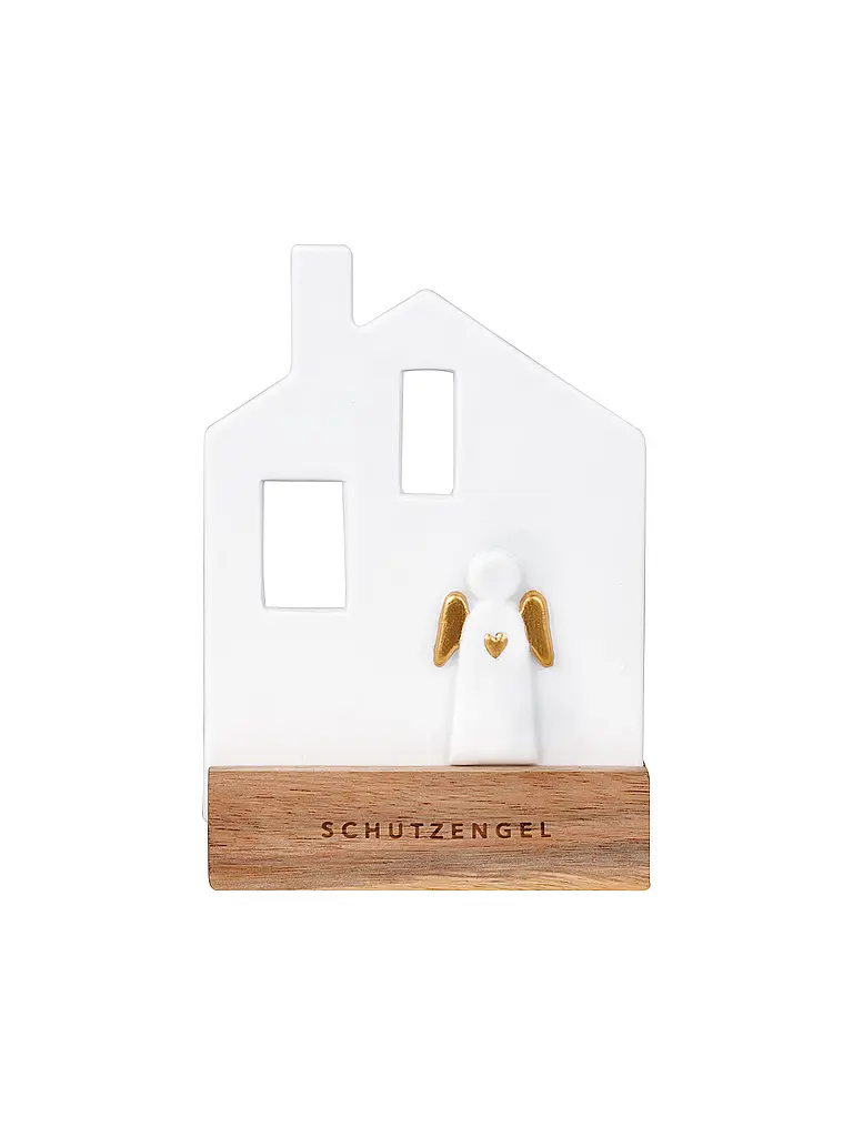 RAEDER | Objet lumineux de Noël Maison d'ange gardien Blanc | Blanc
