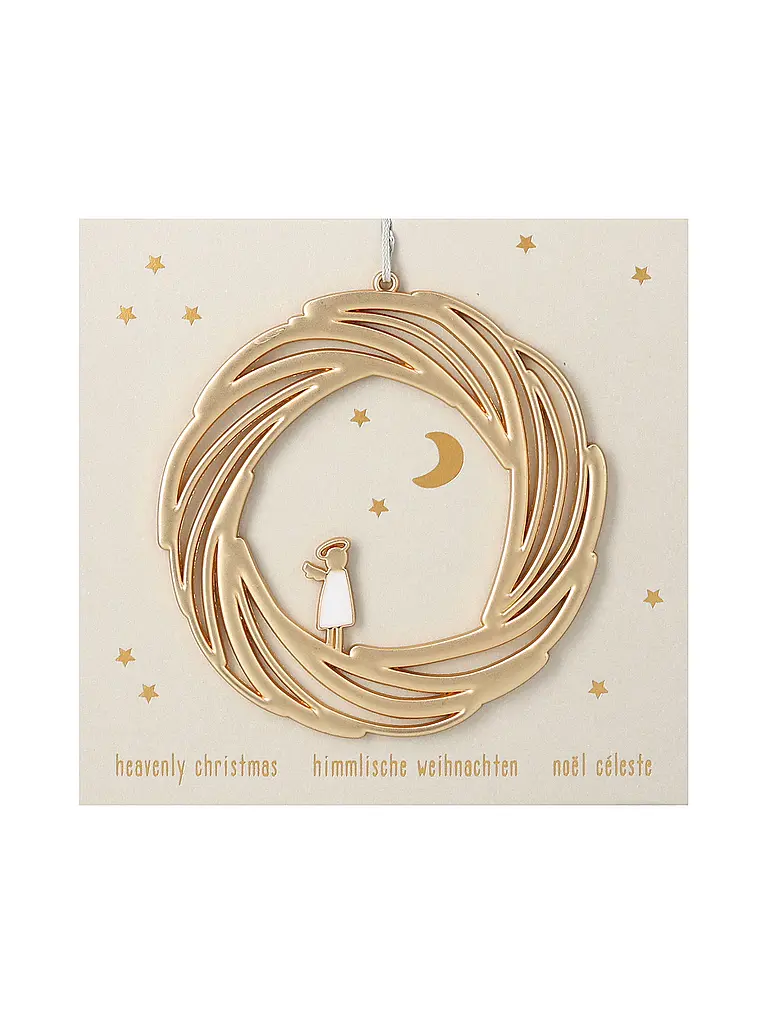 RAEDER | Ornement de fête 8cm Noël céleste | Or