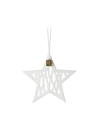 RAEDER | Pendentif étoile de Noël 8x8cm Blanc | Blanc