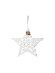 RAEDER | Pendentif étoile de Noël 8x8cm Blanc | Blanc