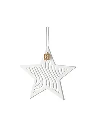 RAEDER | Pendentif étoile de Noël 8x8cm Blanc | Blanc