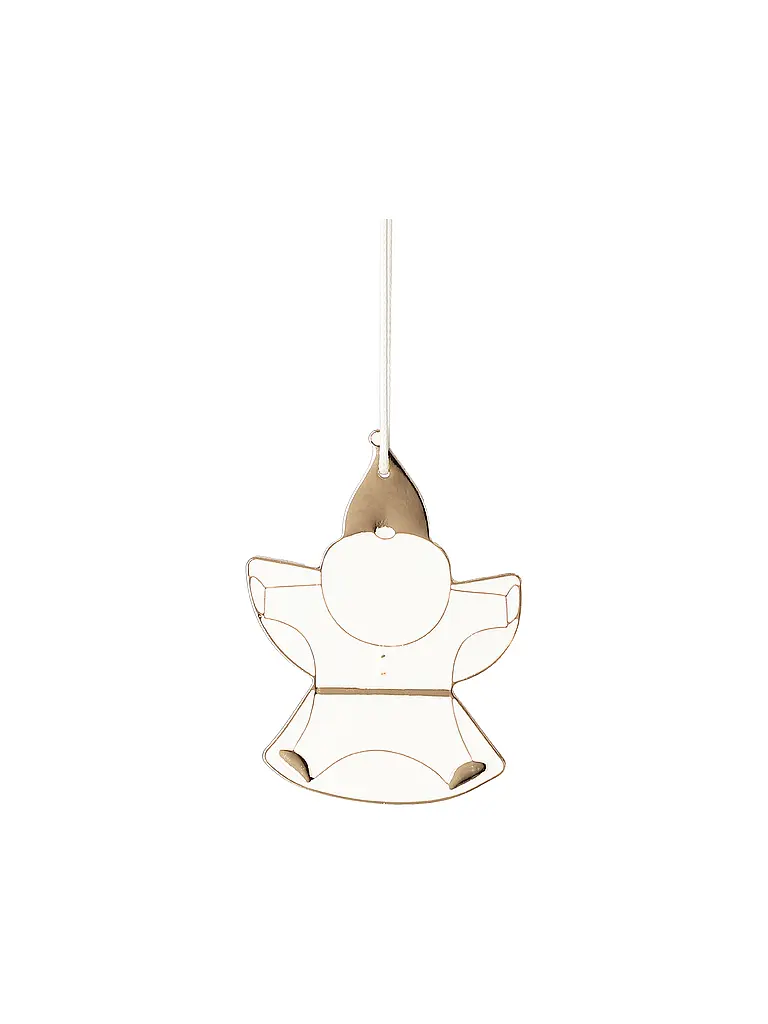 RAEDER | Pendentif de Noël Père Noël Ange des neiges | Or