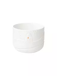 RAEDER | Photophore 9cm JOUR DE NEIGE Empreintes de pas | Blanc