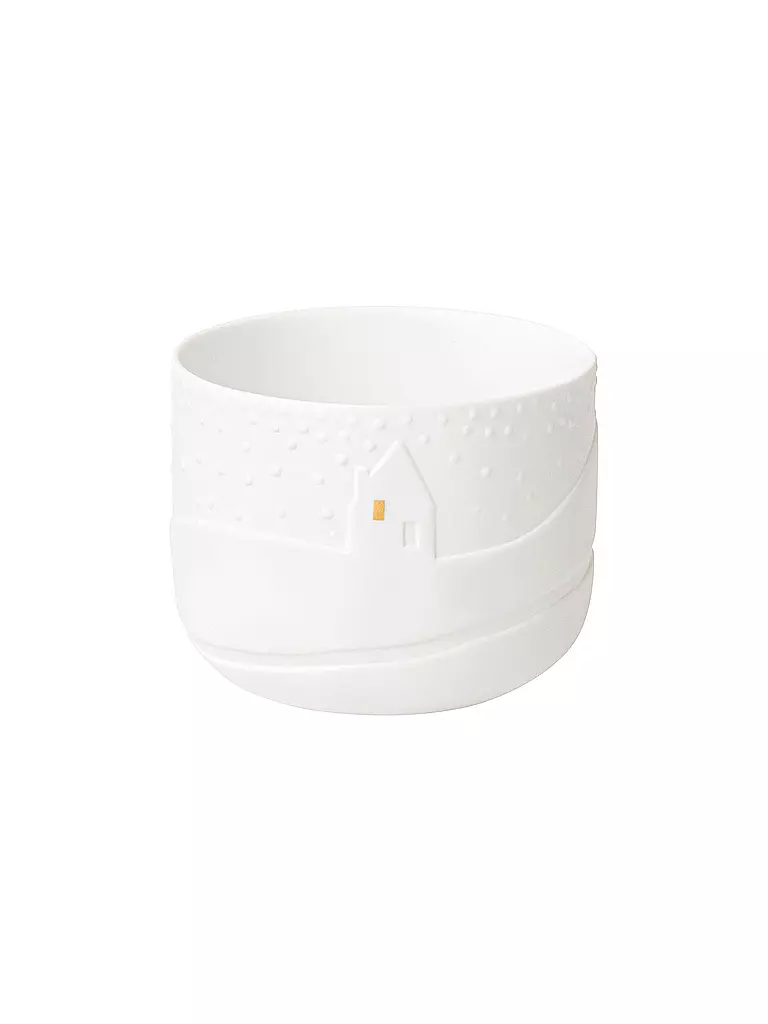 RAEDER | Photophore 9cm JOUR DE NEIGE Flocon de neige | Blanc