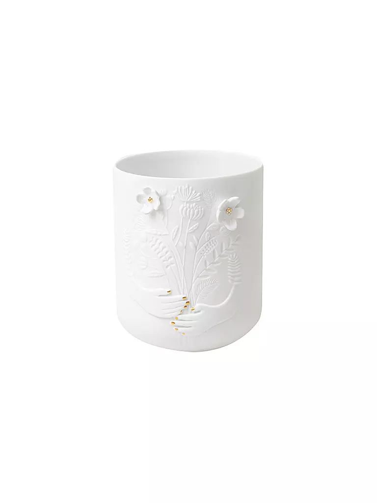 RAEDER | Photophore DANKBAR 8x10cm Blanc | weiss