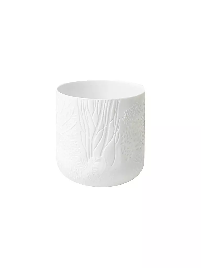 RAEDER | Photophore DANKBAR 8x8,5cm Blanc | weiss