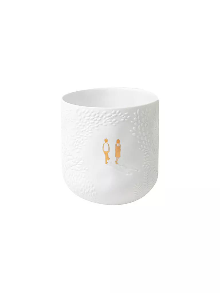 RAEDER | Photophore DANKBAR 8x8,5cm Blanc | weiss