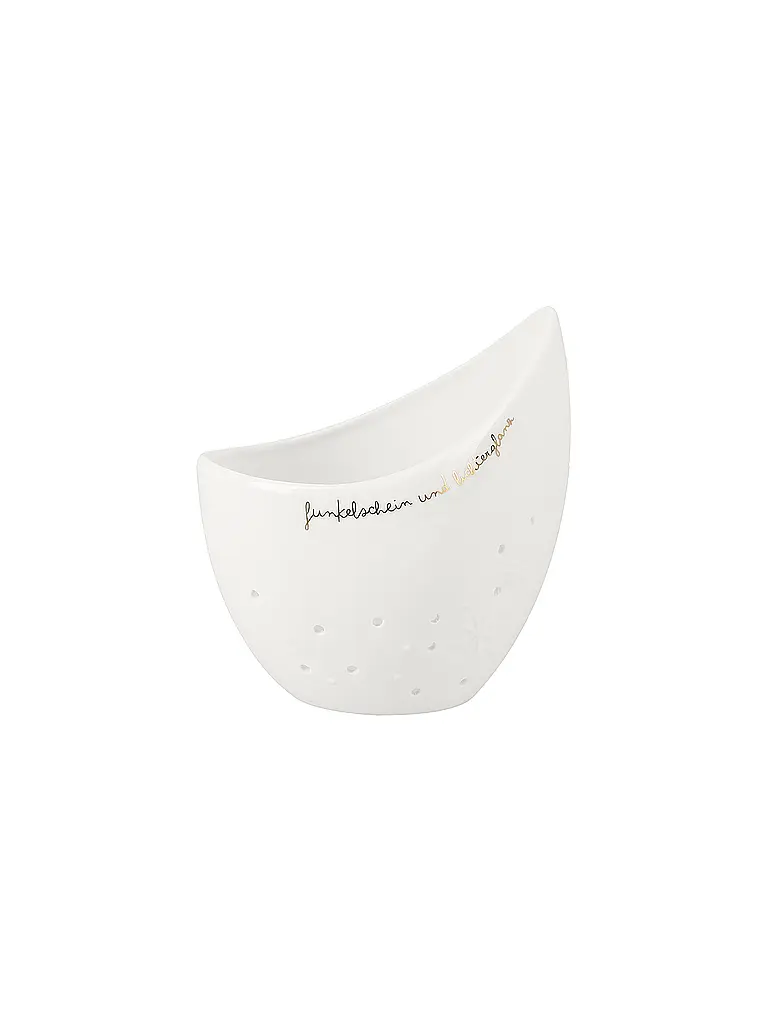 RAEDER | Photophore de Noël Clair de lune Lueur scintillante | Blanc