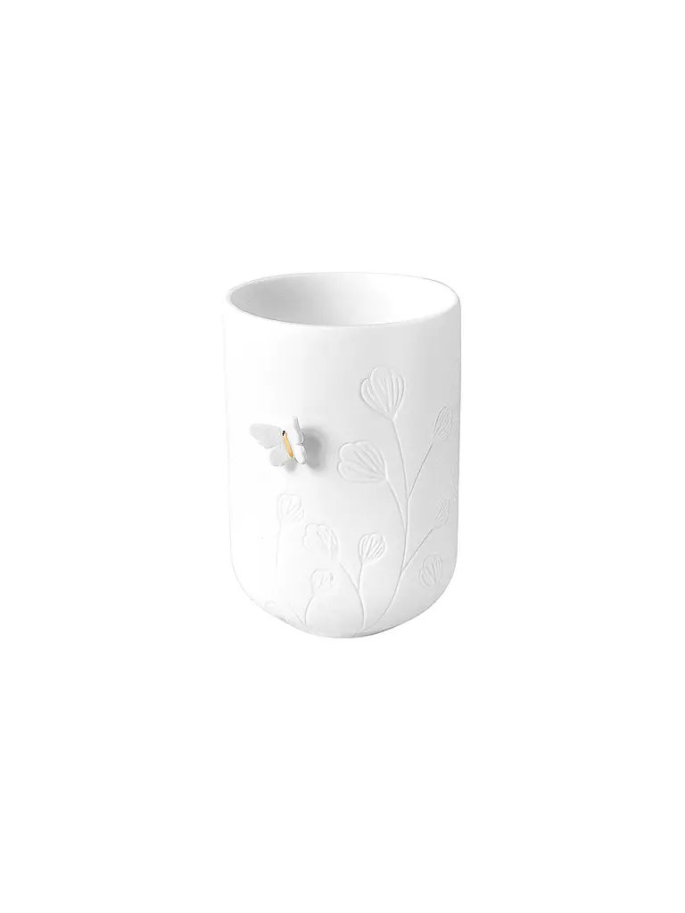 RAEDER | Photophore PAPILLON 6x9cm Blanc | weiss
