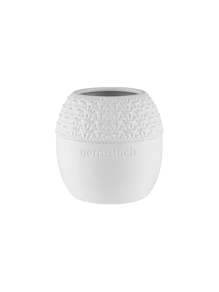 RAEDER | Photophore Tricot - Gemütlich | Blanc