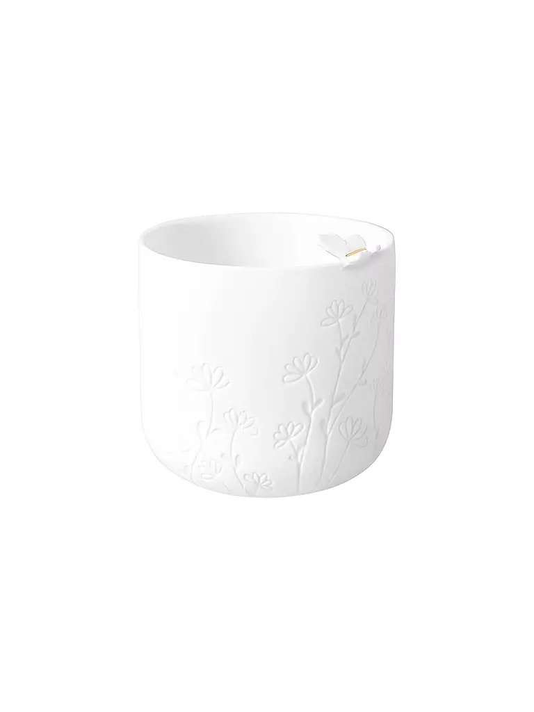RAEDER | Porte-bougie chauffe-plat SCHMETTERLING 7,2x7cm Blanc | weiss