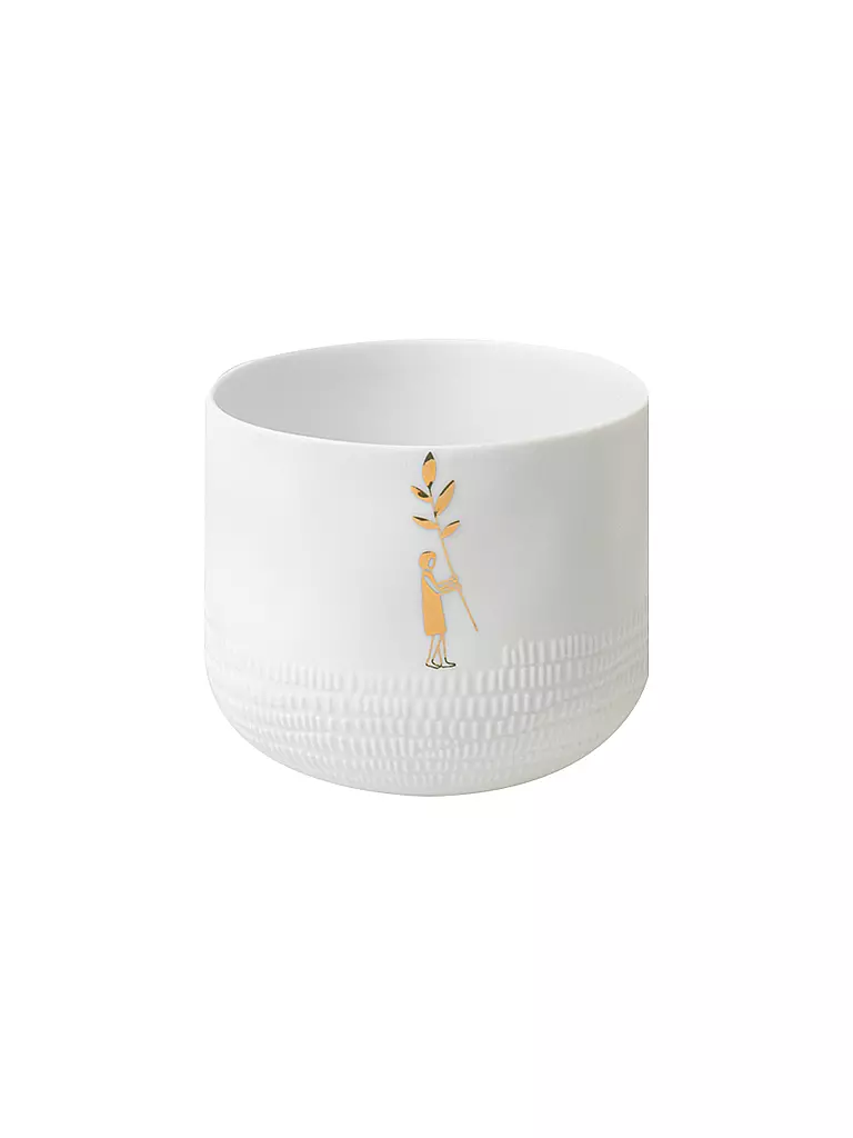 RAEDER | Porte-bougie DANKBAR 7x6cm Blanc | weiss