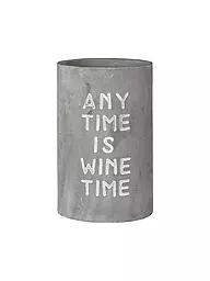 RAEDER | Refroidisseur de bouteille en béton 21cm "Save Water - Drink Wine" | Gris
