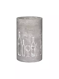RAEDER | Refroidisseur de bouteille en béton 21cm "Save Water - Drink Wine" | Gris