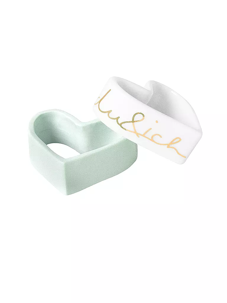 RAEDER | Ronds de serviette lot de 2 Du&Ich Blanc | Blanc