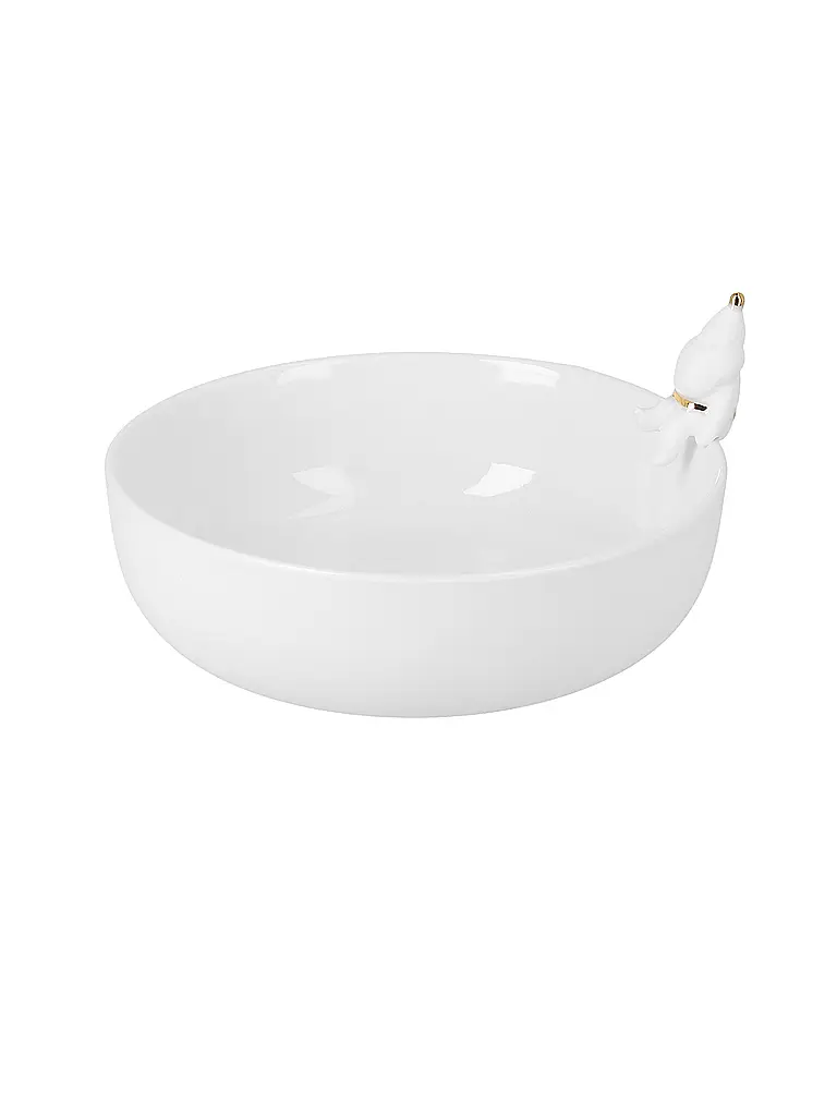 RAEDER | Schale de Noël Santas 14cm Rêveur | Blanc