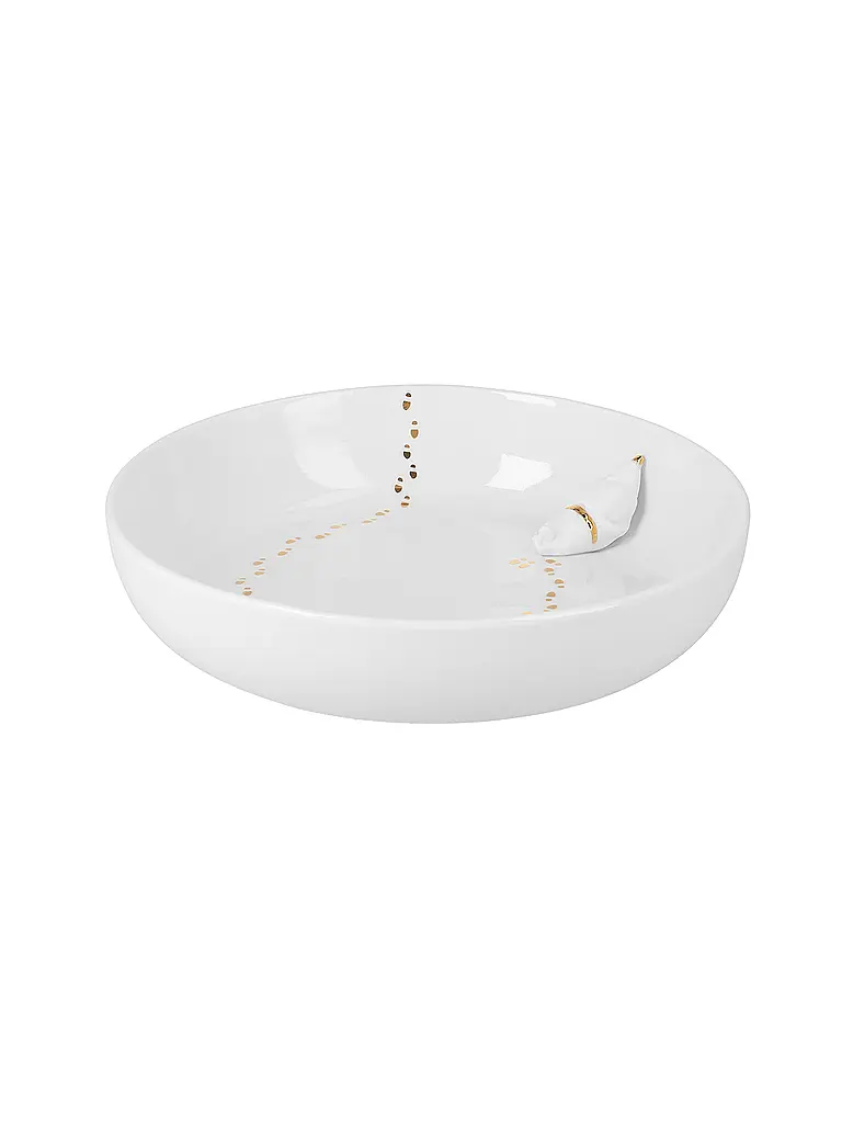 RAEDER | Schale de Noël Santas 20cm Traumland | Blanc