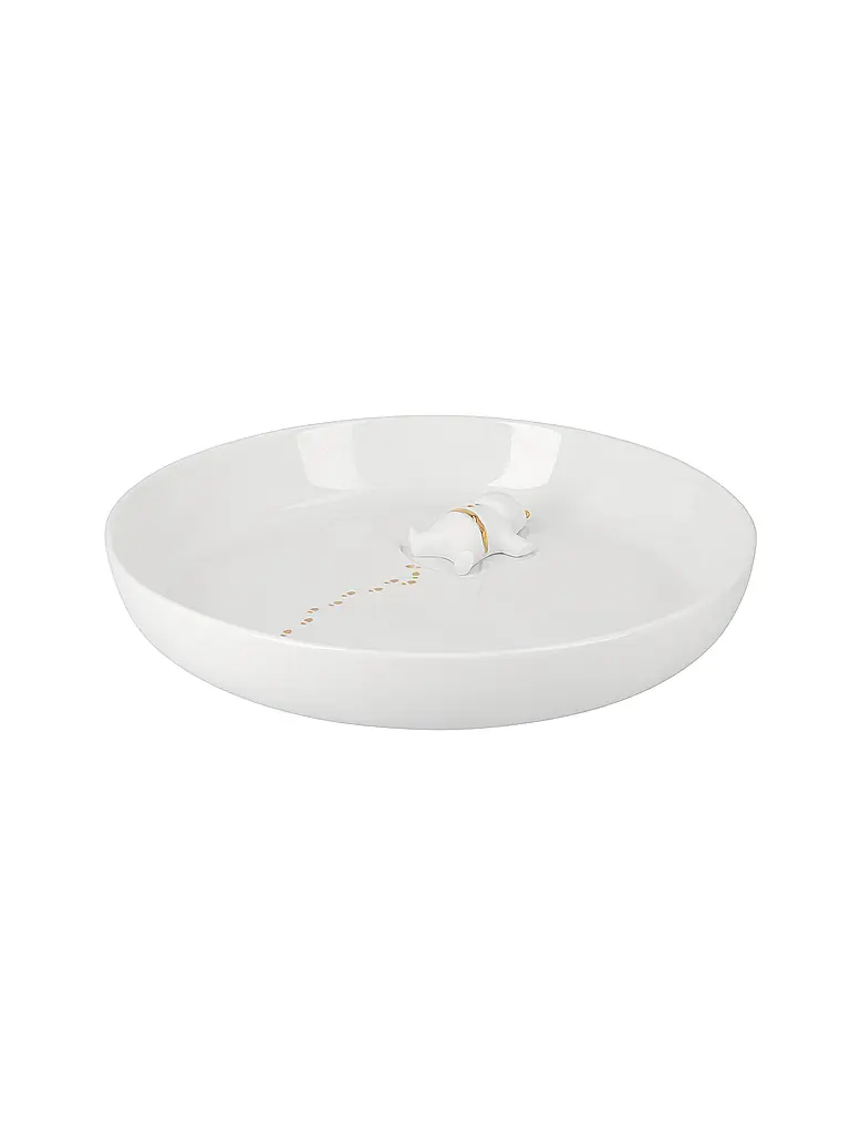 RAEDER | Schale de Noël Santas 25cm Scheeengel | Blanc