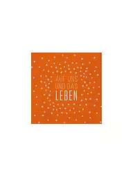 RAEDER | Serviettes de cocktail 25x25cm À NOUS ET À LA VIE | Rouge