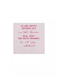 RAEDER | Serviettes de cocktail 25x25cm IL N'Y A RIEN DE MIEUX... | Gris clair