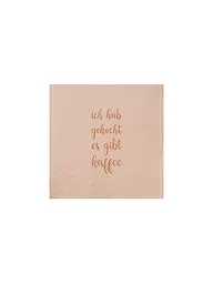 RAEDER | Serviettes de cocktail 25x25cm J'AI CUISINÉ IL Y A | Beige