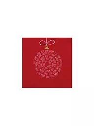 RAEDER | Serviettes de cocktail 25x25cm TOUS LES ANS À NOUVEAU | Rouge