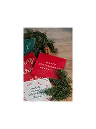 RAEDER | Serviettes de Noël 25x25cm | Rouge