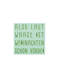 RAEDER | Serviettes de Noël 25x25cm | Vert clair