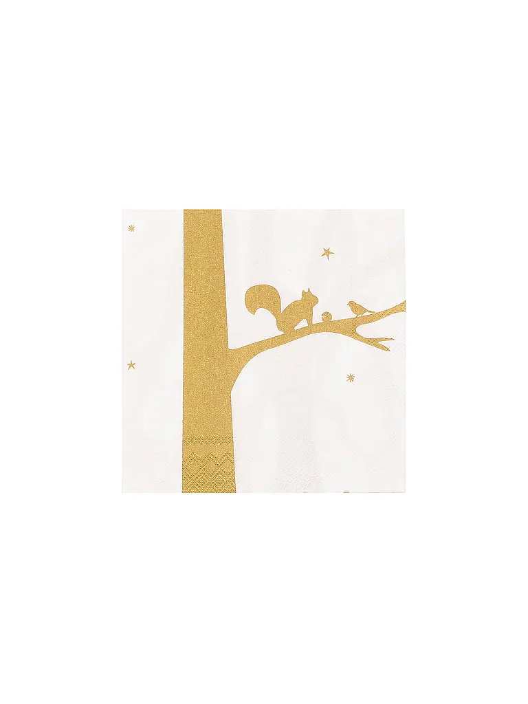 RAEDER | Serviettes de Noël 25x25cm | Blanc
