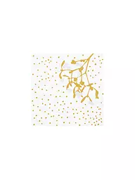 RAEDER | Serviettes de Noël 33x33cm GUI | Blanc