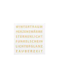 RAEDER | Serviettes de Noël 33x33cm | Blanc