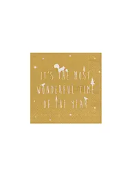 RAEDER | Serviettes de Noël 33x33cm | Or