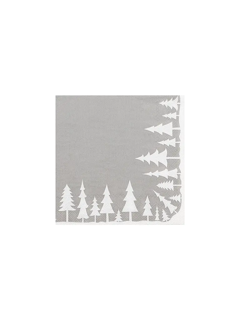 RAEDER | Serviettes de Noël 33x33cm | Bleu clair
