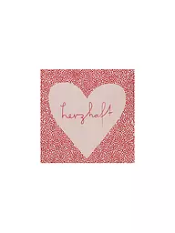 RAEDER | Serviettes de table 33x33cm HERZHAFT | Rose