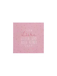 RAEDER | Serviettes de table déjeuner 33x33cm VON LIEBE ALLEIN | Rose