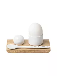 RAEDER | Set de coquetier EIN HERZ 14x8,3x4cm Blanc | Blanc