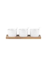 RAEDER | Set de coupelles 21,5x7x5cm Dreierlei Herz | Blanc