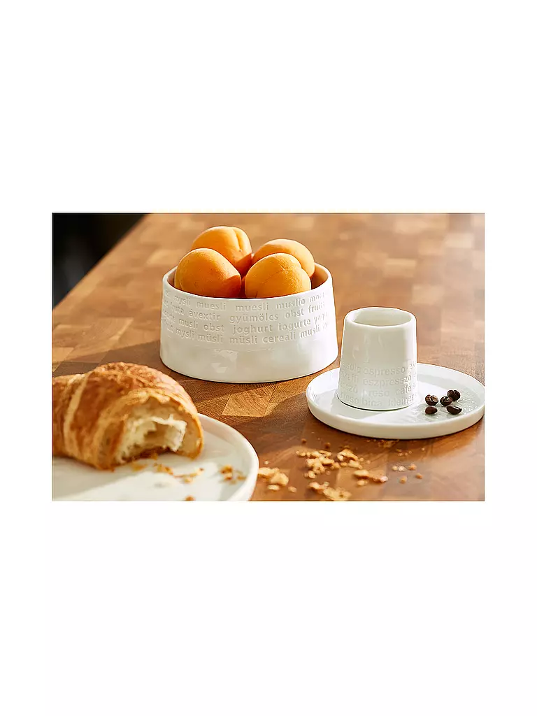 RAEDER | Tasse à expresso RAUMPOESIE 60ml Petit-déjeuner | weiss