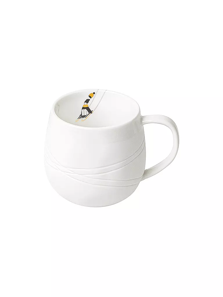 RAEDER | Tasse 7,5cm SCHNEETAG Goldkufen | Blanc