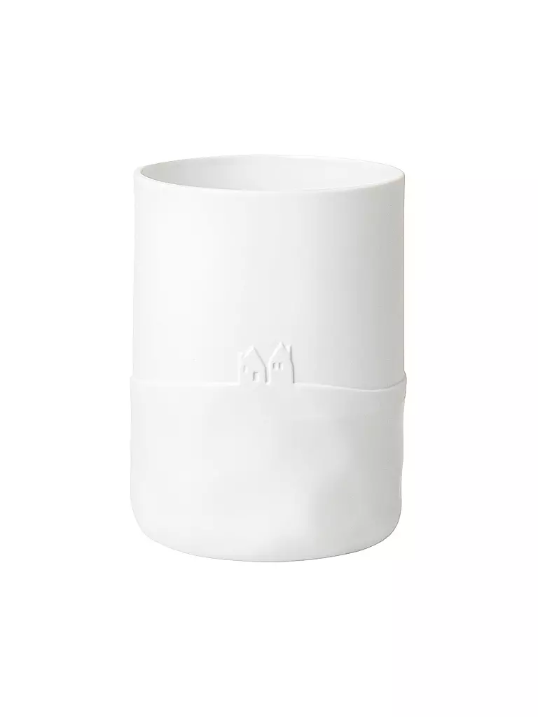 RAEDER | Vase 16,5cm JOUR DE NEIGE Bataille de boules de neige | weiss