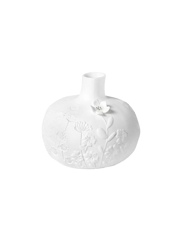 RAEDER | Vase BLUMENGARTEN 8,5x8cm Blanc | weiss
