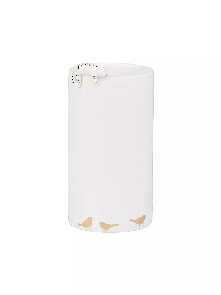 RAEDER | Vase Chat 7x14cm | weiss