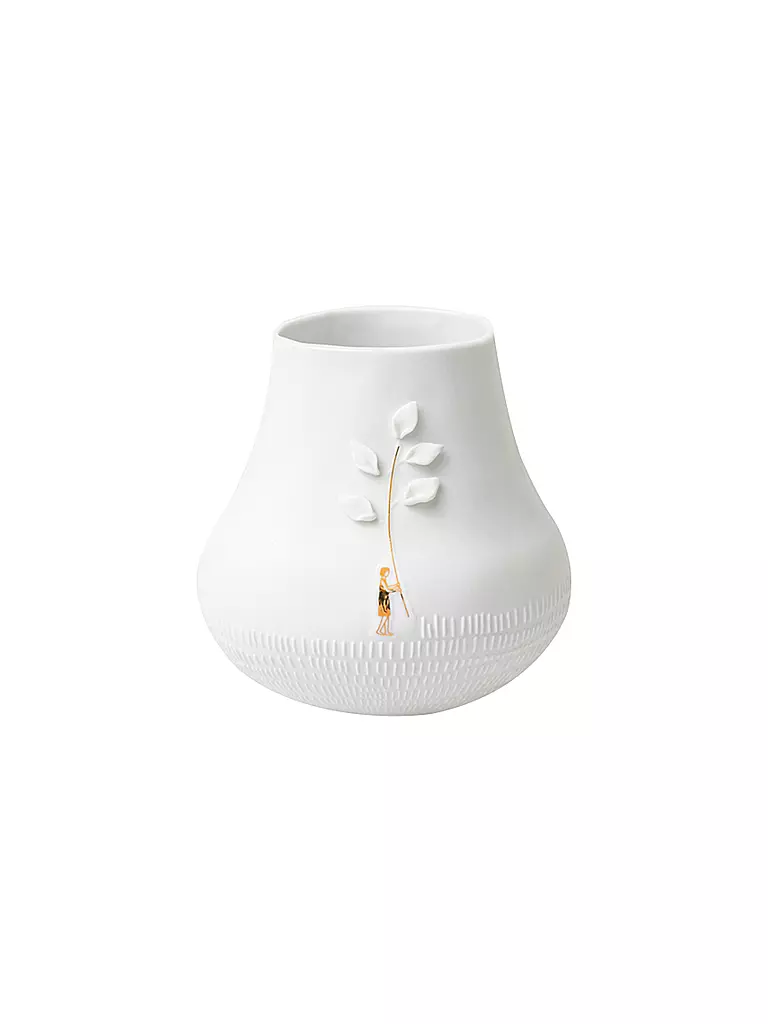 RAEDER | Vase DANKBAR 11x11cm Blanc | weiss