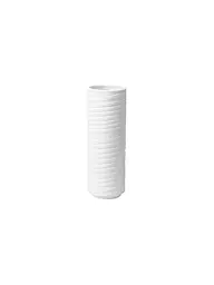RAEDER | Vase EINKLAG HAPPINESS 10x29,5cm Blanc | Blanc