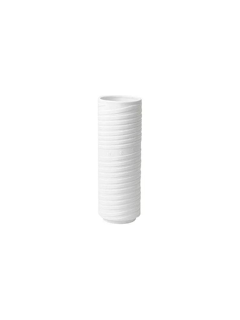 RAEDER | Vase EINKLAG HAPPINESS 10x29,5cm Blanc | weiss