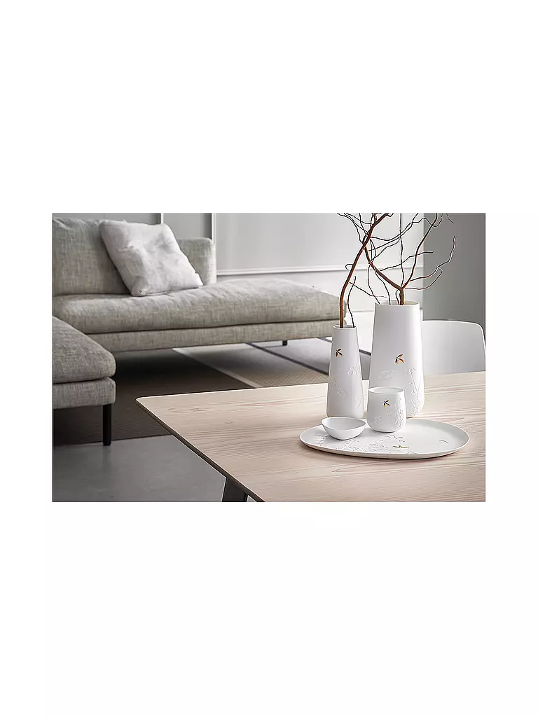 RAEDER | Vase en porcelaine petite 21cm | weiss