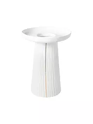 RAEDER | Vase Plissiert Weiss | Blanc